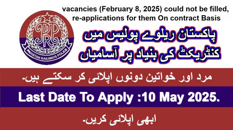 Pakistan Railways Police Jobs 2025 – Apply Online for Sub-Inspector, Constable & Bomb Disposal Technician